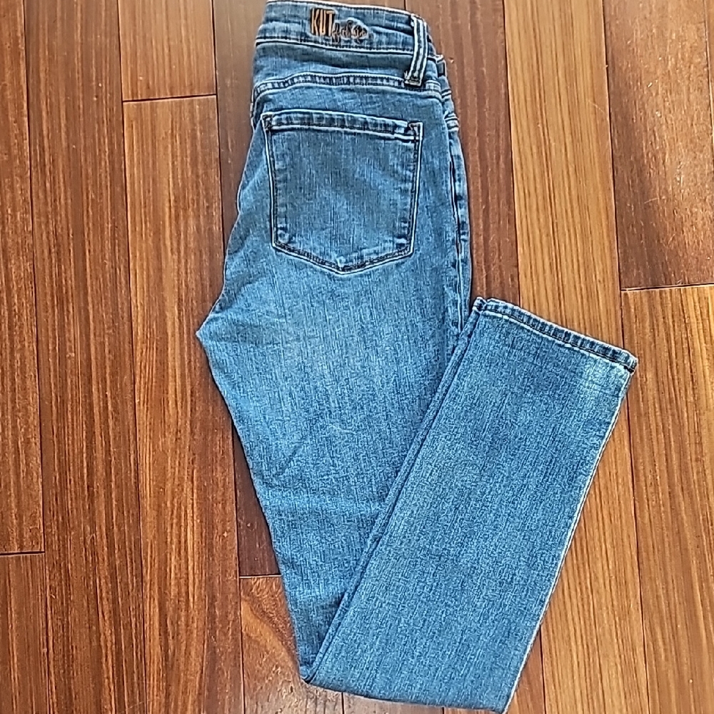 KUT from the Kloth Women's Classic Skinny Jeans - Blue